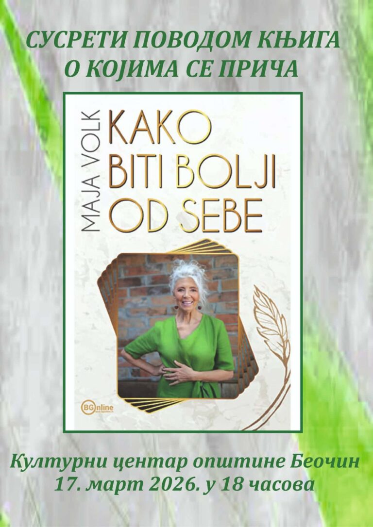 Maja Volk u Beočinu: Putovanje ka ličnom razvoju i boljoj verziji sebe
