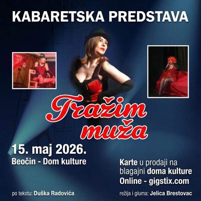 Hit komedija „Tražim muža” stiže u Beočin: Duhovita igra zavođenja po tekstovima Duška Radovića
