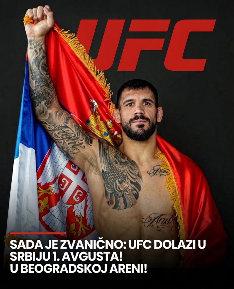 ISTORIJSKI TRENUTAK: UFC zvanično stiže u Beograd! Arena spremna za najveći borilački spektakl u istoriji Srbije