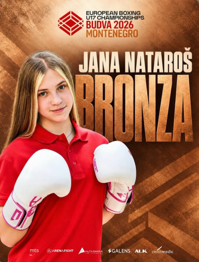 Jana Nataroš osvojila bronzanu medalju na Evropskom prvenstvu u Budvi!
