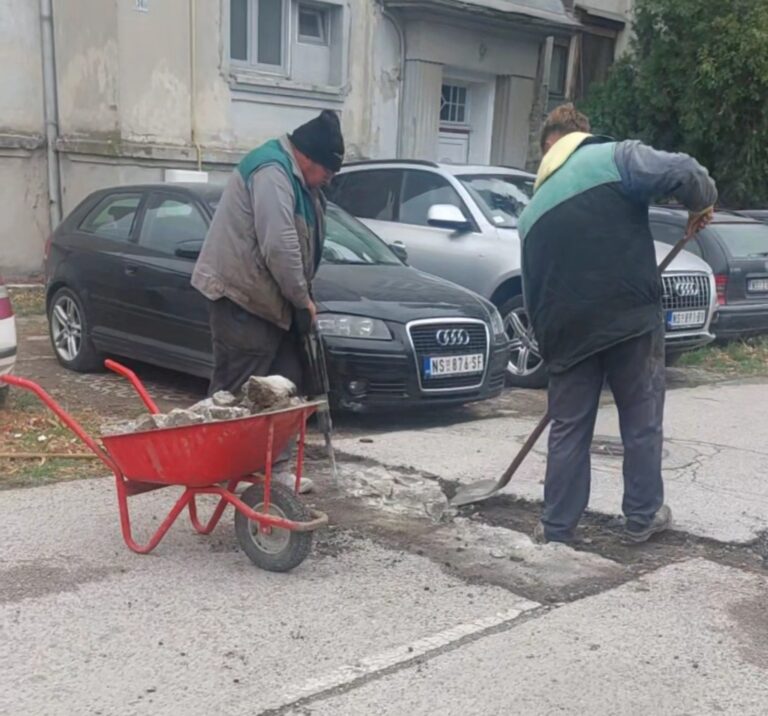 ​Sanacija udarnih rupa u ulicama Miloša Obilića i Omladinska u Beočinu